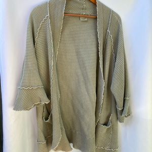 Focus Waffle Knit Cardigan. Size M